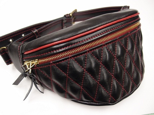 Silvet Leather Garments 【 Silvet's HAIKAI Bag （RED） ( レザー