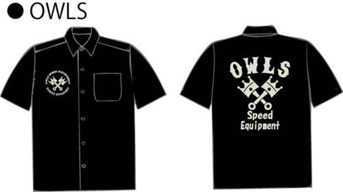  OWLSオリジナルワークシャツ「OWLSクロスピストン」